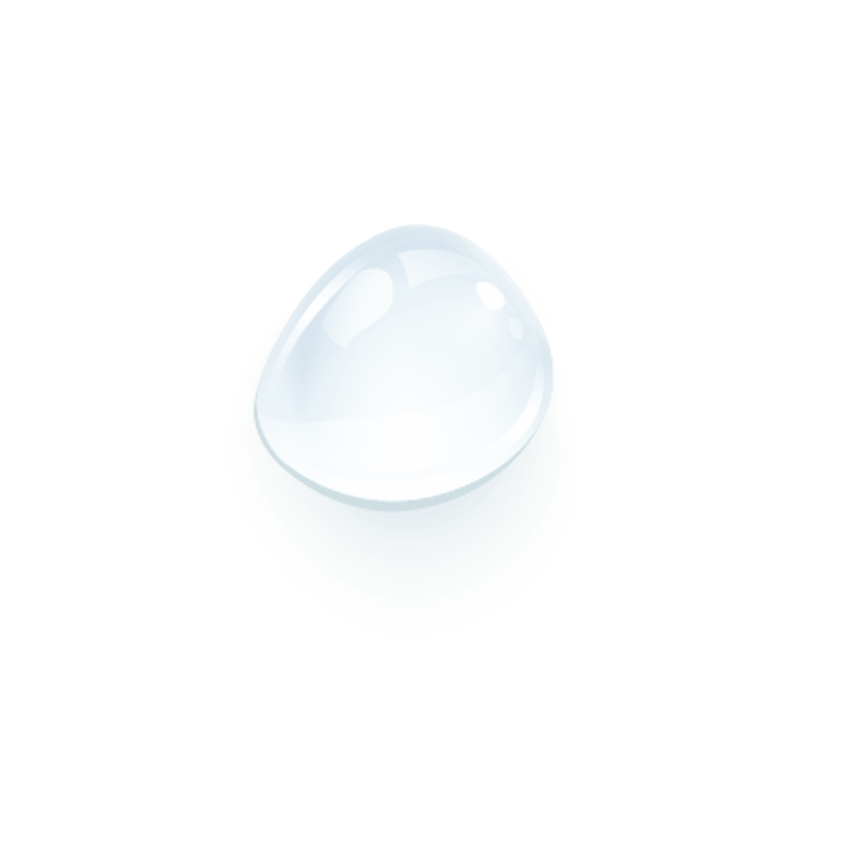 Illustrierter Wassertropfen